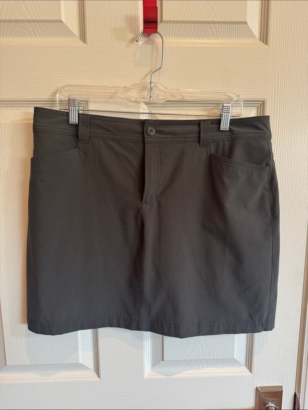 Eddie Bauer Black grey Women's Stretch Skort